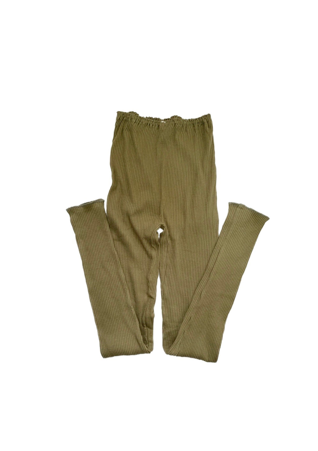 オーガニックコットン レギンス(olive green) | Lochie |